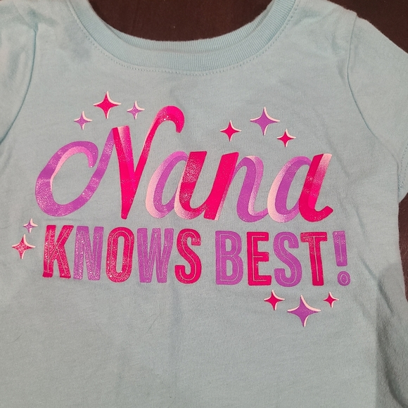 🌟5/$25 Nana Knows Best T-Shirt Size 9-12 Months - Picture 2 of 5